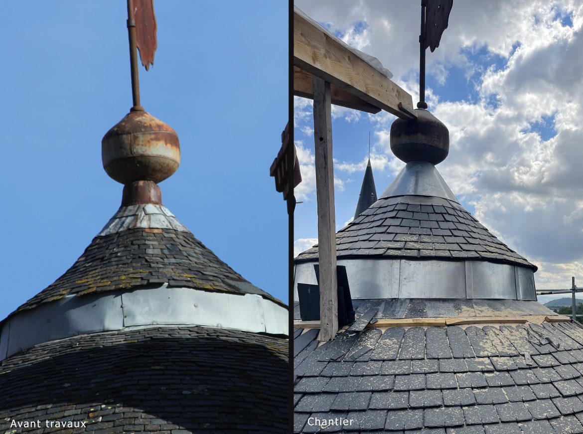 Tour donjon - partie sommitale finie